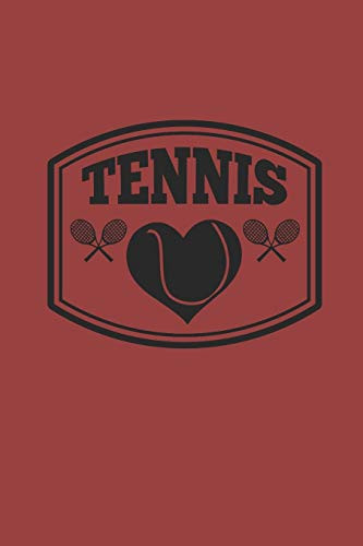 TENNIS: Notizbuch für Tennis Spieler Notebook Journal kariert squared 6x9 karo