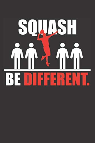 Squash Be Different: Small blank sketchbook (6" X 9"), 120 Pages