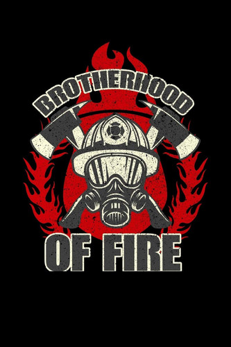 Brotherhood of Fire Wildland Firefighter and Smoke Jumper Notebook Or Journal