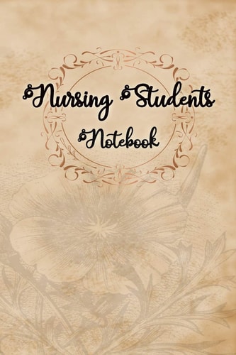 Notebook Nurse Journal Notebook Perfect Gift for Nursing Students, Vintage Style Notebook, Lined Journal and Notebook, 120 Pages 6 X 9