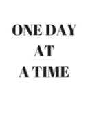 One Day at a Time Food, Exercise, Water, Sleep, Weight Log Book / Tracking Tool for Healthy Lifestyle, Gym Lovers and Wellbeing