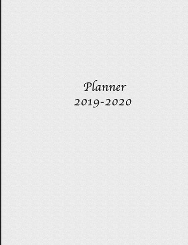 Planner 2019-2020 Weekly & Monthly 2019-2020 Planner