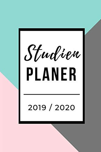 Studien Planer 2019 / 2020 A5 Coole Geschenkidee PUNKTIERT Zum Studium - Notizbuch Für Studenten - Studienbeginn - Erstes Semester - Pruefung - Geburtstag - Terminkalender