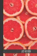 Juicy Notebook Small Lined Grapefruit Notebook / Travel Journal to Write in (6'' X 9'') 120 Pages