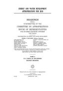 Energy and Water Development Appropriations...