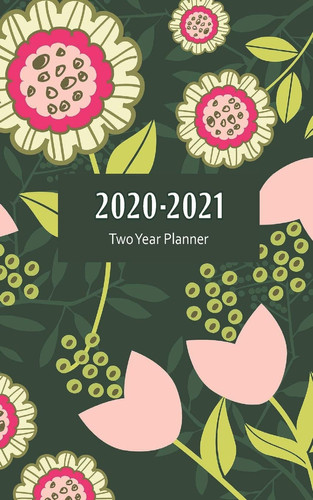 2020-2021 Two Year Planner Pocket Planner - 5 X 8 Inches