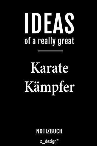 Notizbuch für Karate Kämpfer: Originelle Geschenk-Idee [120 Seiten liniertes blanko Papier] (German Edition)