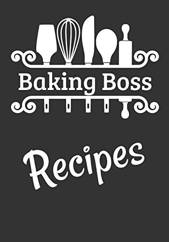 Baking Boss Recipes Blank DIY Recipe Cookbook