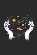 Universe in Hands Dotted Bullet Notebook