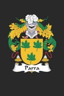 Parra Parra Coat of Arms and Family Crest Notebook Journal (6 X 9 - 100 Pages)