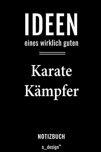 Notizbuch für Karate Kämpfer: Originelle Geschenk-Idee [120 Seiten liniertes blanko Papier] (German Edition)