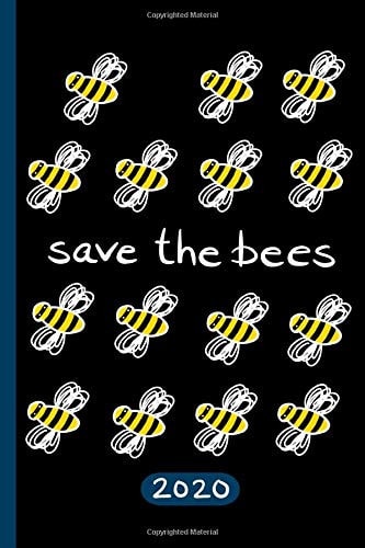 Save the Bees 2020 Calendar 1 Week on 2 Pages Softcover 120 Pages Dot Grid Weekly Calendar Weekly Planner Schedule Planner to Plan and Write Down Perfect Gift for Beekeepers and Friends