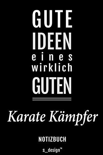 Notizbuch für Karate Kämpfer: Originelle Geschenk-Idee [120 Seiten liniertes blanko Papier] (German Edition)