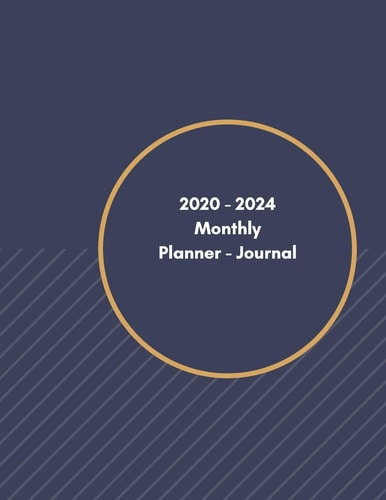 2020-2024 Monthly Planner - Journal
