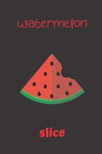 Watermelon Slice Small Lined Watermelon Notebook / Travel Journal to Write in (6'' X 9'') 120 Pages