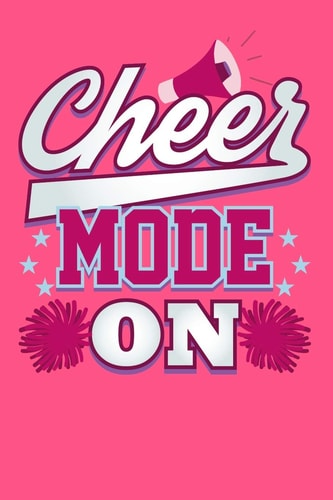 Cheer Mode On Wide Ruled Paper Notebook Cheerleader
