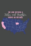 The Love Between Father and Daughter Knows No Distance Journal for All Fathers and Daughters - 120 Pages for the Family - 6x9 Inches - Perfect Gift for Your Dad Or Your Child