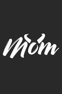 Mom Notebook A5 Size, 6x9 Inches, 120 Lined Pages, Mom Mother Mothers Maternity Devil Horns