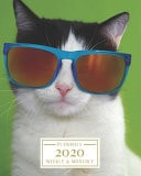 2020 Weekly and Monthly Planner/Calendar Jan 2020 - Dec 2020 Cute Cat with Sunglasses