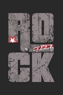 Rock Notebook A5 Size, 6x9 Inches, 120 Lined Pages, Rock 'N' Roll Music Guitar Metal Hard Rock Vintage