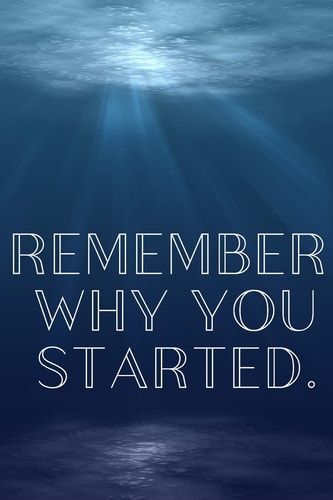 Remember Why You Started Inspirational Christmas Gifts for Teens - Lined Blank Notebook Journal
