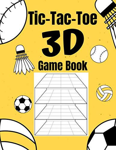 Tic-Tac-Toe 3D 3D Tic Tac Toe Paper Puzzle ,Game Book ,Family Activity .