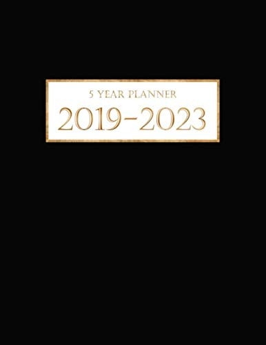 5 Year Planner 2019-2023: 8.5" x 11" Big Size: January 2019 - December 2023 (60 Months Calendar)