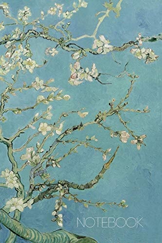 Notebook Vincent Van Gogh Journal Blossoming Almond Tree Notebook Fine Art Impressionism Painting Almond Blossom 120 College Ruled