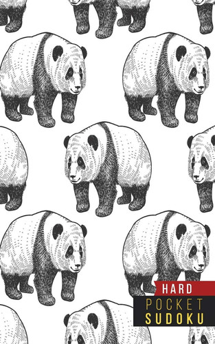 Pocket Sudoku Hard: 158 Hard Sudoku Puzzles with Solutions | Pocket Sudoku Puzzle Books | Large Print Sudoku Puzzle Books For Adults | Sudoku For Seniors | Travel Size | Pandas
