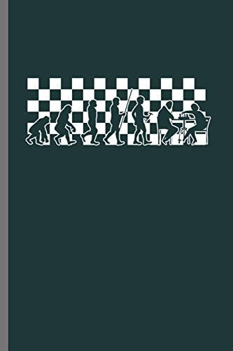 Evolution of Chess Player Cool Animated Evolution of Chess Player Design Sayings Blank Journal Gift (6 X9 ) Lined Notebook to Write In