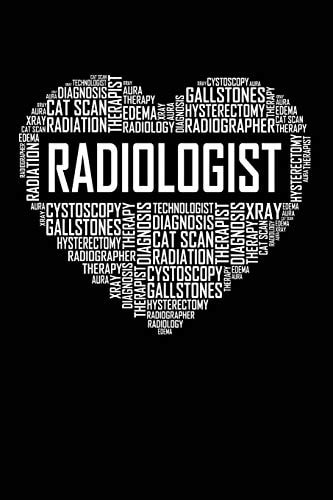 Radiologist Heart 6x9 Ruled Notebook, Journal, Daily Diary, Organizer, Planner
