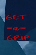 Get a Grip All Purpose 6x9 Blank Lined Notebook Journal Way Better Than a Card Trendy Unique Gift Blue Square Physical Therapy