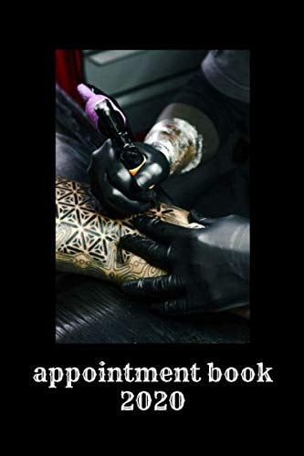 Tattoo Shop Appointment Book Daily Hourly Schedule