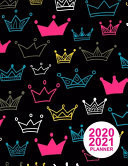 2020 2021 Planner Simple Colorful Design Book, 8. 5 X 11 Two Year 2020-2021 Calendar Planner, Monthly Schedule Organizer (24 Months Activity Journal and Diary) - Cover Design Code DT 00102999