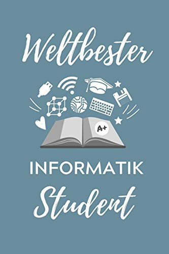 Weltbester Informatik Student A5 Geschenkbuch PUNKTIERT für Informatik Studenten - Programmierer - Geschenkidee Abitur Schulabschluss - Vorlesungsbeginn - Studium - Erstis