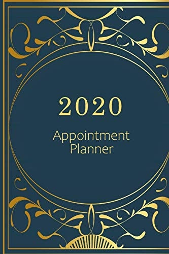 2020 Appointment Planner Hourly Agenda. Monthly and Weekly Planner. Week on 2 Pages. Square Layout. Schedule, Arrange, Plan Events. Monday Start Week. 9. 0 X 6. 0 . Portable. (Golden Design. Soft Matte Cover).