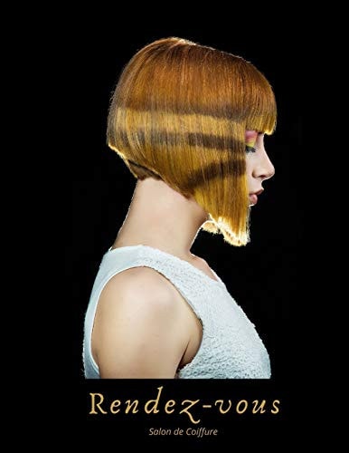 Rendez-Vous Salon de Coiffure Carnet A4, 110 Pages