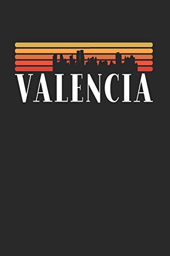 ValenciaSkyline KALENDER 2020 mit Tagesplaner mit Notizen und Aufgaben Feld! Geschenk für Familien, Studenten, Reisenden Traveler A5 (6x9 inch) 370 Seiten I Monatsplaner I I Reisetagebuch I Planer 2020 Taschen Kalender 2020 A5 Städte Skyline Design