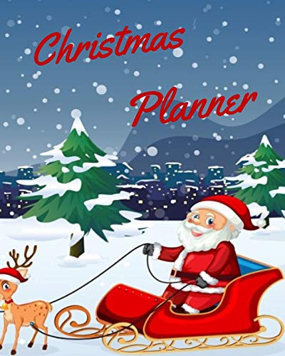 Christmas Planner Christmas Holiday Planner, Organizer Journal Planner, Weekly Planner, Shopping List, Gifts List, Detail Planner, New Year's Resolutions