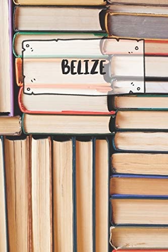 Belize Ruled Travel Diary Notebook Or Journey Journal - Lined Trip Pocketbook for Men and Women with Lines