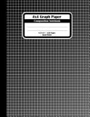 4x4 Graph Paper Composition Notebook Square Grid Or Quad Ruled Paper. Large Size Notebook With 120 Sheets, Black Shades Squares Cover.