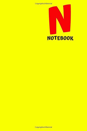 Notebook 6x9 Yellow 120 Pages. Lined Notebook