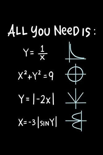 Al You Need Is Love Lustiges Mathe Design Notizbuch Mit ber 110 Blanken Seiten. Fr Jede Menge Kreativitt