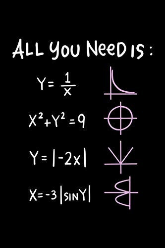Al You Need Is Love Witziges Un Intelligentes Mathe Design Notizbuch Mit Über 110 Karierten Seiten - DIN A5 Größe