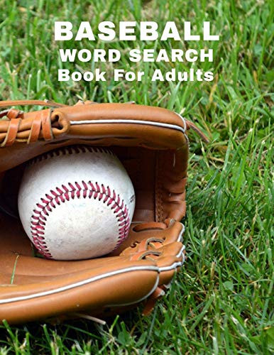 Baseball Word Search Book For Adults Large Print Sports Puzzle Book With Answers