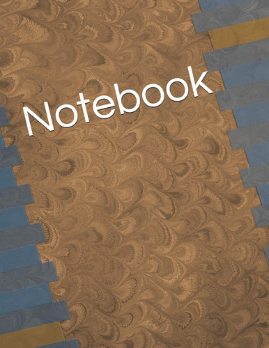 Exercise Notebook : Lined Notebook - Large (8. 5 X 11 Inches) - 100 Pages - Brown Cover