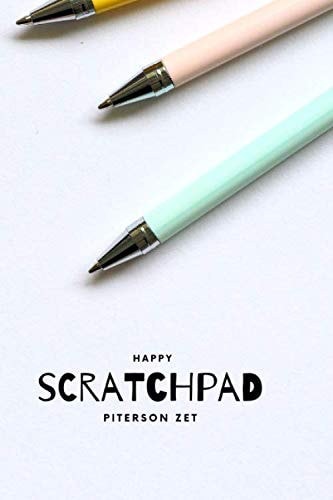 Scratchpad Project Notebook,Design, Journal, Diary (110 Pages, Blank, 6 X 9)