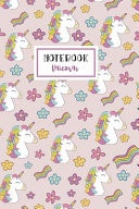 Unicorns Notebook Unicorn Notebook for Girls Kids College Ruled Lined (6 X 9) 100 Pages Small Composition Book Diary Softback Cover