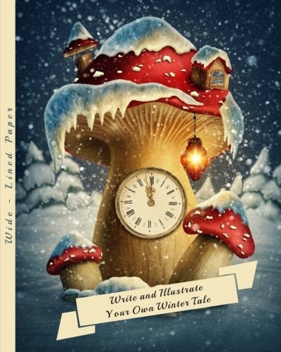 Write and Illustrate Your Own Winter Tale Wide-Ruled Paper