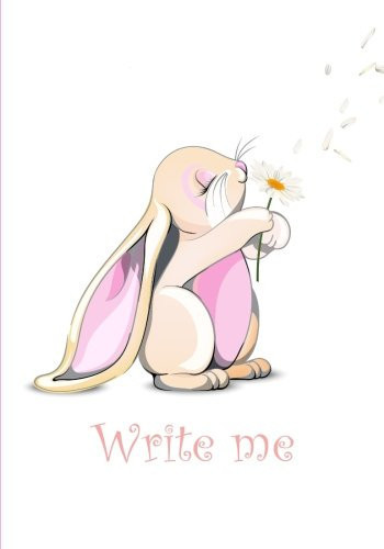 Write Me Minimal Design Lined Notebook 100 Pages (Large 7x10 Inches), Blank Note Book for Girl, Blank Notebook for Write In, Blank Journal Book